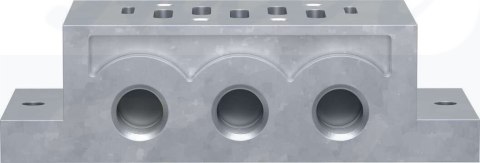 [NAS-1/4-1A-ISO] {9484} Pojedyncza płyta przyłączeniowa