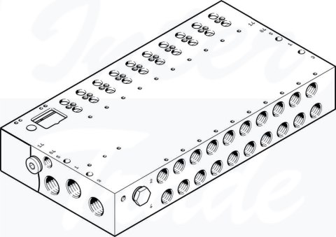 [VABM-L1-18G-G38-10-G] {8004905} Listwa przyłączeniowa