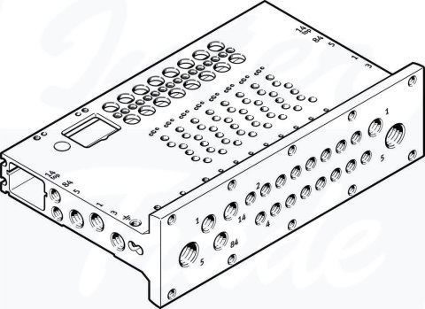 [VABM-L1-10HWS1-G18-4-GR] {8058335} Listwa przyłączeniowa