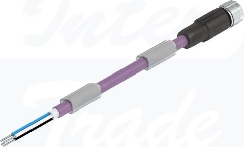 [NEBC-M12G5-ES-5-LE5-CO] {8074191} Kabel połączeniowy