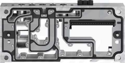 [VABV-S2-2S-G12-CB-T1] {8068148} Płyta przyłączeniowa