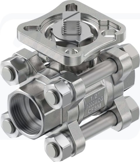 [VZBE-1/2-WA-63-T-2-F0304-V15V15] {8089040} Zawór kulowy