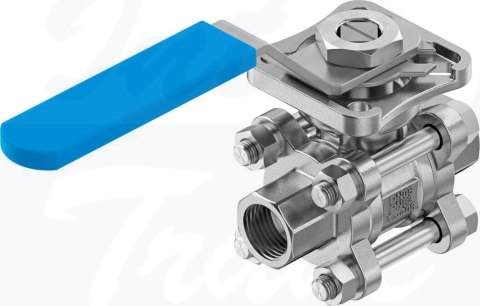 [VZBE-1/4-WA-63-T-2-F0304-M-V15V15] {8089055} Zawór kulowy