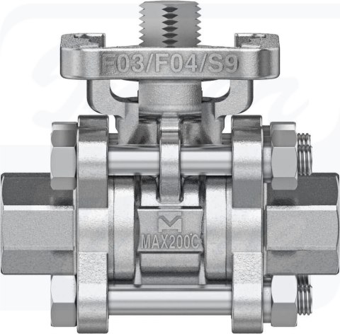 [VZBE-1/4-WA-63-T-2-F0304-V15V15] {8089038} Zawór kulowy