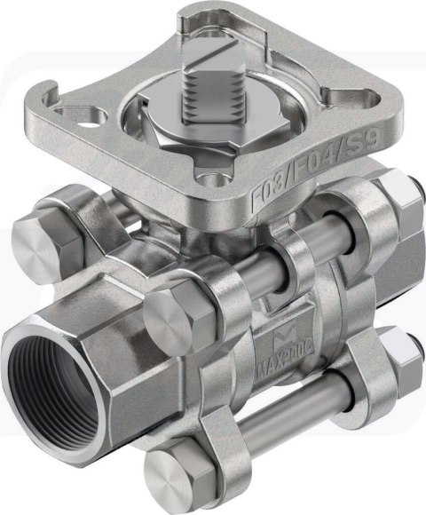 [VZBE-3/8-WA-63-T-2-F0304-V15V15] {8089039} Zawór kulowy