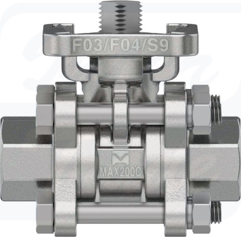 [VZBE-3/8-WA-63-T-2-F0304-V15V15] {8089039} Zawór kulowy