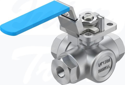 [VZBE-1/4-T-63-F-3T-F04-M-V15V15] {8096951} Zawór kulowy