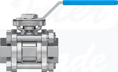 [VZBE-3/4-WA-63-T-2-F0304-M-V15V15] {8089058} Zawór kulowy