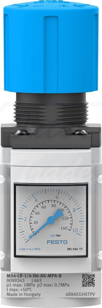 [MS4-LR-1/4-D6-AG-BAR-B] {8099358} Regulator ciśnienia