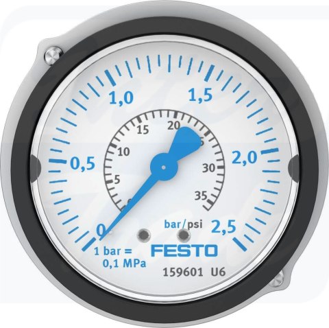 [FMA-63-2,5-1/4-EN] {159601} Manometry kołnierzowe