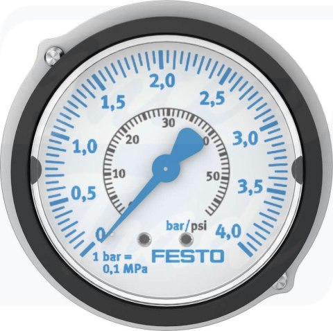 [FMAP-63-4-1/4-EN] {162843} Precyzyjny manometr kołnierzowy