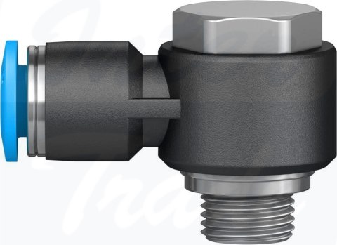 [QSLV-G1/8-6-100] {132061} Złącze wtykowe-L