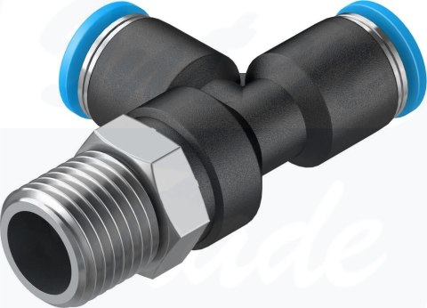 [QSTL-1/4-6-100] {130827} Złącze wtykowe-T