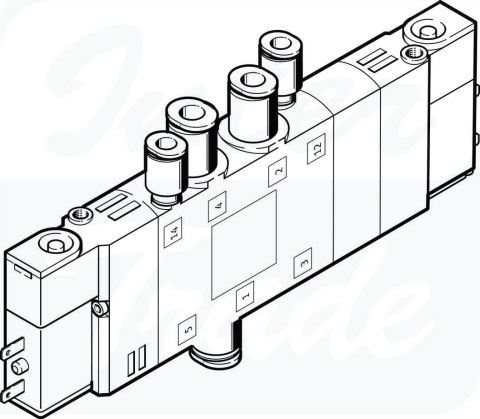 [CPE14-M1BH-5/3ES-QS-8] {196902} Elektrozawór