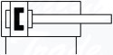 [CLR-25-10-R-P-A-K11-R8] Zacisk liniowo-obrotowy
