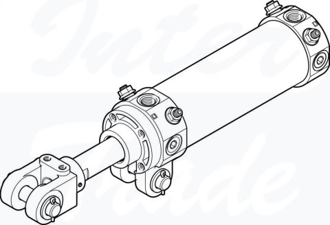 [DWA-50-125-Y] {549546} Siłownik przegubowy