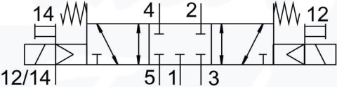 [VUVG-L18-P53C-ZT-G14-1P3] {574440} Elektrozawór