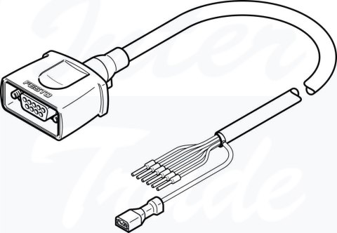 [NEBM-S1G9-E-2.5-Q5-LE6] {1450369} Kabel silnika