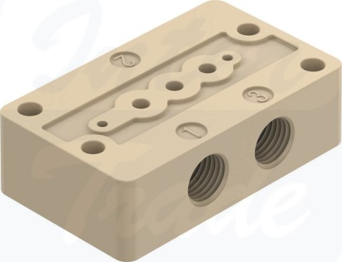 [VABS-K2-12S-20-M6-P] {8140319} Płyta przyłączeniowa