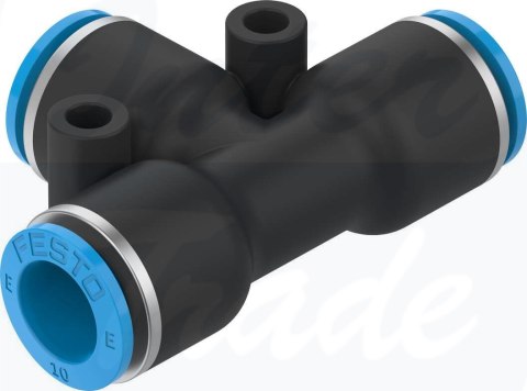 [NPQE-T-Q10-E-F1A-P10] {8158803} Łącznik wtykowy T