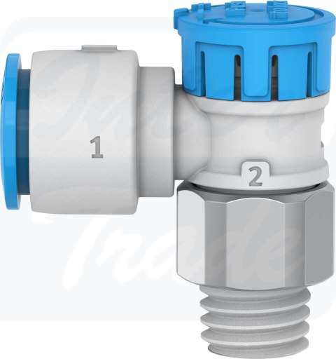 [VFOE-LE-T-R18-Q8-F1A] {8157638} Zawór dławiąco-zwrotny