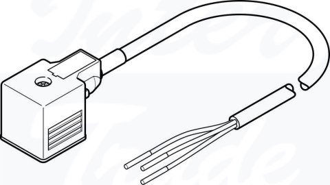 [NEBV-A1W3F-P-K-0.6-N-LE3] {3679776} Kabel łączący