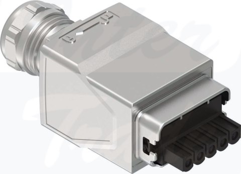 [NECU-M-PPG5PP-C1-PN] {5195383} Gniazdo wtykowe do zasilania