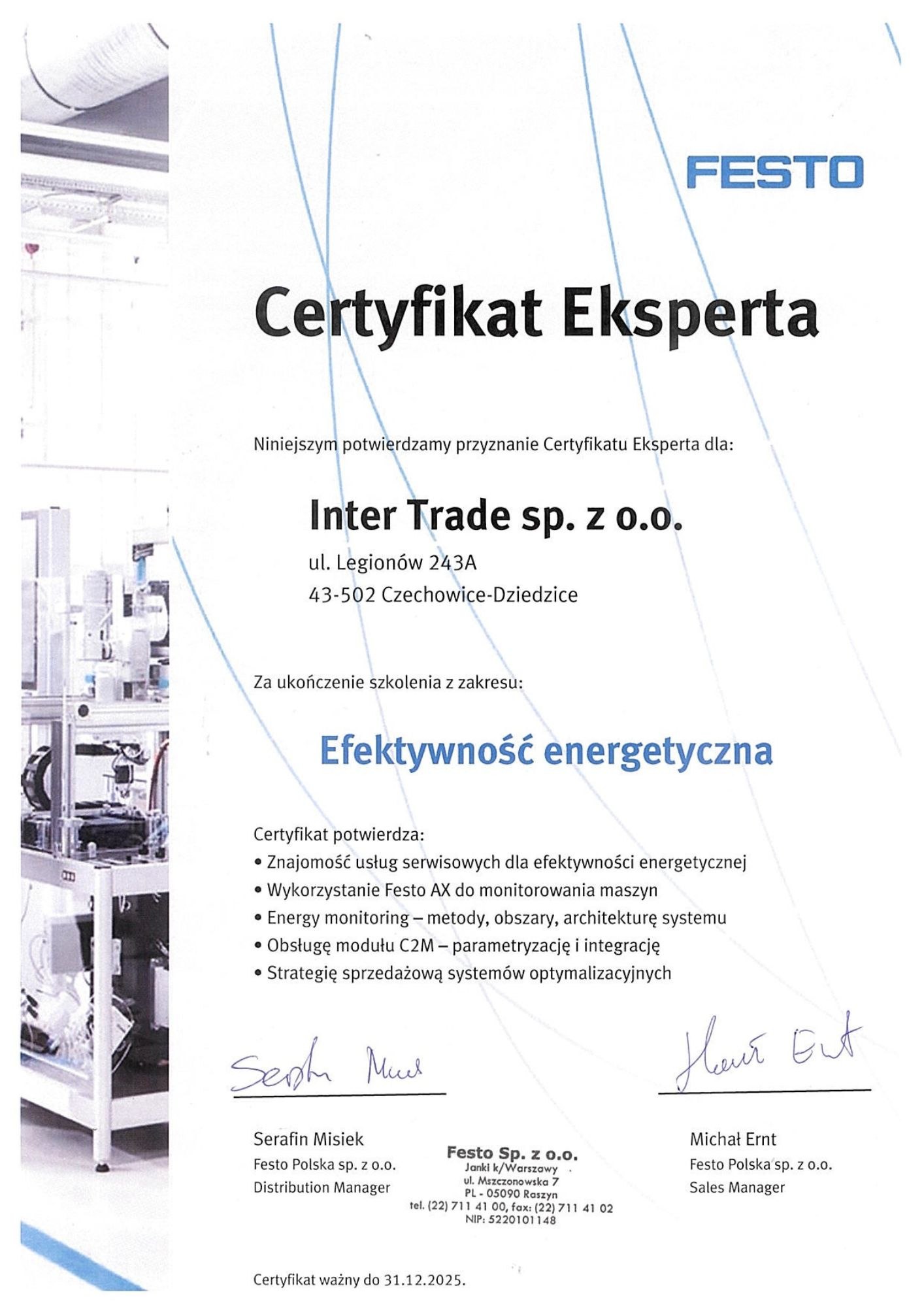 Kontrola system&oacute;w Pneumatycznych FESTO